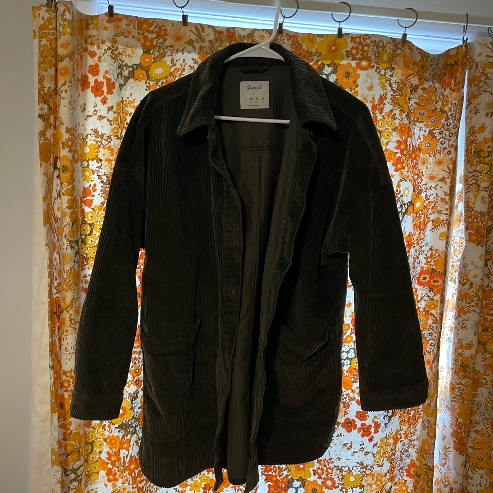 Denim&Co Green Lightweight Shirt Jacket